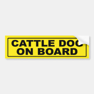 Autocollant De Voiture Les bétail poursuivent à bord