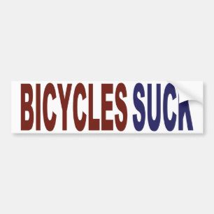 Autocollant De Voiture Les bicyclettes sucent