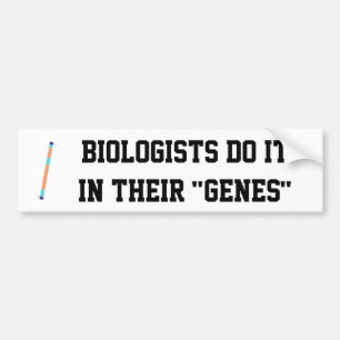 Autocollant De Voiture Les biologistes le font dans leur adhésif pour