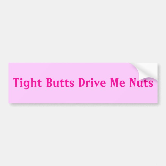 Autocollant De Voiture Les bouts serrés me conduisent Nuts (Devant)