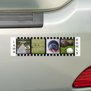 Autocollant De Voiture Les Bowles De Pelouse Ont Amusement Et Vie Vie,