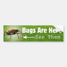 Les Bugs Sont Là... Sticker pour pare-chocs Weharm