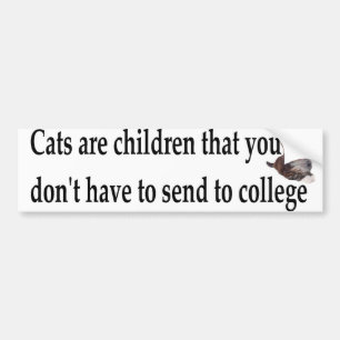 Autocollant De Voiture les chats sont des enfants