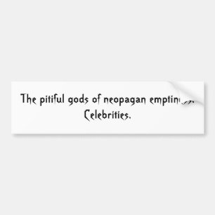 Autocollant De Voiture Les dieux pitoyables du vide neopagan : Celebri…