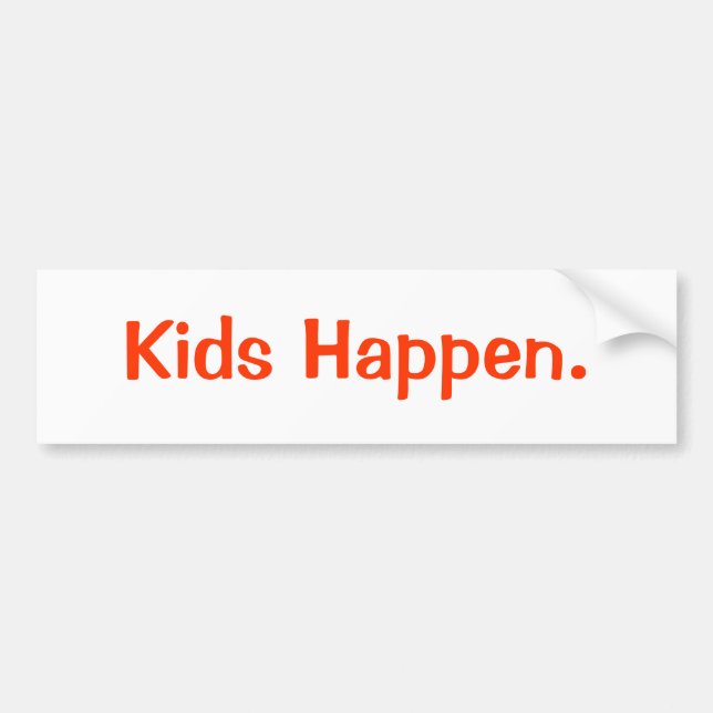 Autocollant De Voiture Les enfants se produisent (Devant)