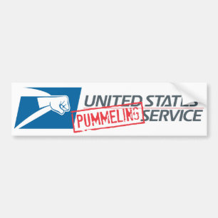 Autocollant De Voiture Les Etats-Unis frappant le service