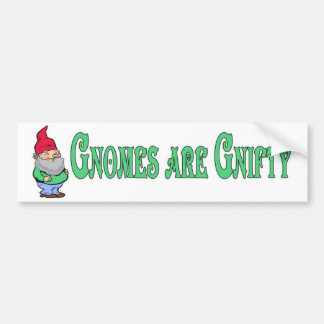 Autocollant De Voiture Les gnomes sont Gnifty !