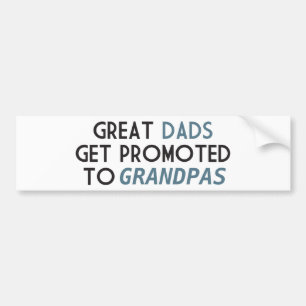 Autocollant De Voiture Les grands papas obtiennent favorisés aux