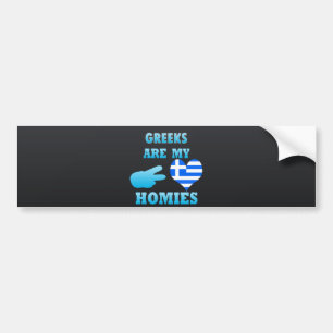 Autocollant De Voiture Les Grecs sont mon Homies