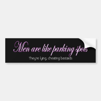 Autocollant De Voiture Les hommes sont comme des places de parking