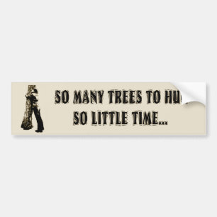 Autocollant De Voiture Les huggers d'arbre unissent !