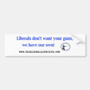 Autocollant De Voiture Les libéraux ne veulent pas votre adhésif pour