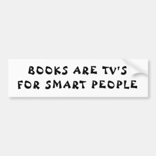 Autocollant De Voiture Les livres sont pour les gens intelligents Cookie 