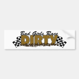 Autocollant De Voiture Les Mauvaises Filles Race Dirty