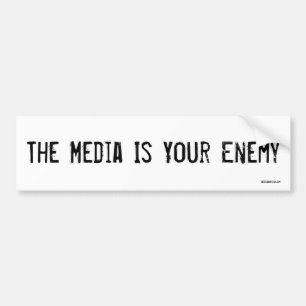 Autocollant De Voiture Les médias est votre ennemi