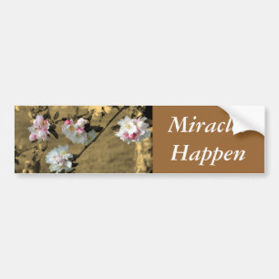 Autocollant De Voiture Les Miracles Se Produisent Sticker Motivationnel