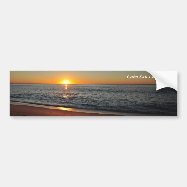 Autocollant De Voiture Les pas du lever du soleil - Cabo (Devant)
