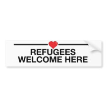 Les réfugiés souhaitent la bienvenue ici