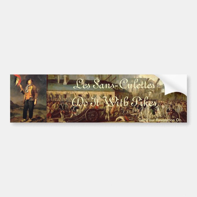 Autocollant De Voiture Les Sans-Culottes (Devant)