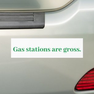 Autocollant De Voiture Les stations-service sont grossières.Sticker    pa