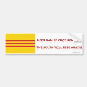 Autocollant De Voiture Les sud monteront encore ! Le Vietnam du Sud,