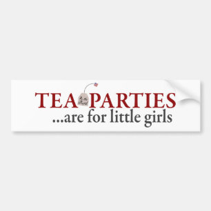 Autocollant De Voiture Les thés sont pour de petites filles