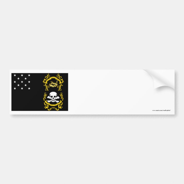 Autocollant De Voiture Les vétérans exemptent le drapeau (Devant)