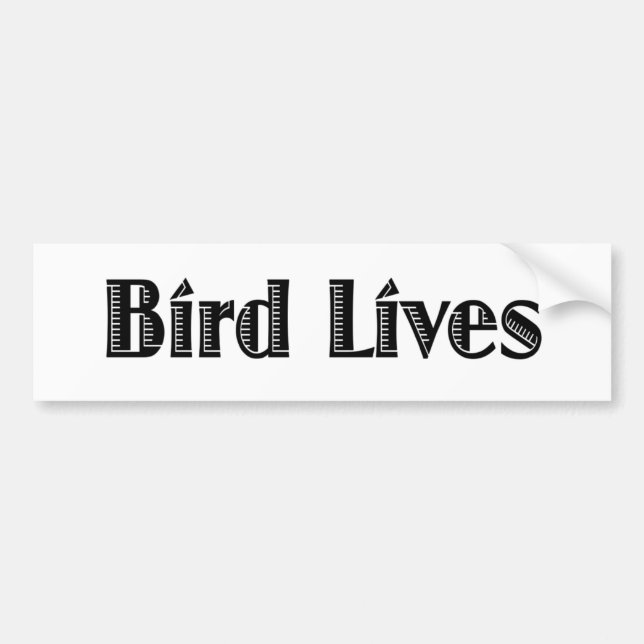 Autocollant De Voiture Les vies d'oiseau (Devant)