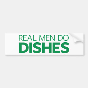 Autocollant De Voiture Les vrais hommes font des plats