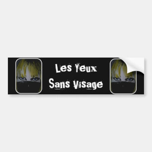 Autocollant De Voiture "Les Yeux adhésif pour pare-chocs sans visage"