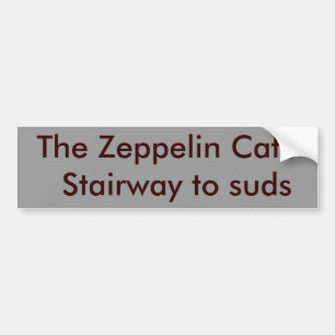 Autocollant De Voiture L'escalier de café de zeppelin aux lessives