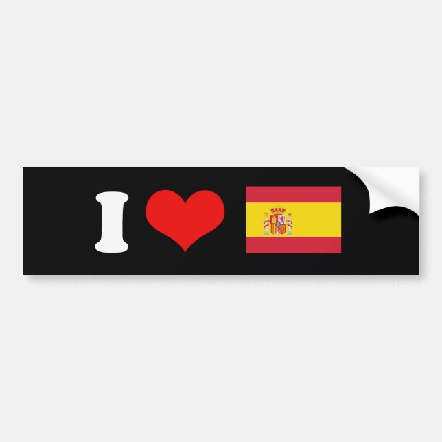Autocollant De Voiture L'Espagne (Devant)