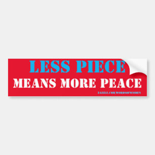 Autocollant De Voiture less guns more peace