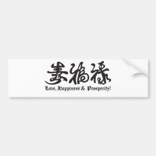 Autocollant De Voiture Lettrage noir chinois !