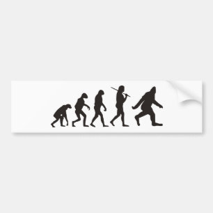 Autocollant De Voiture L'Évolution De Bigfoot