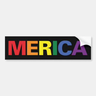 Autocollant De Voiture LGBT Merica
