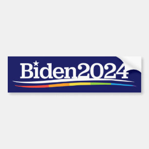 Autocollant De Voiture LGBT pour Biden 2024 LGBTQIA