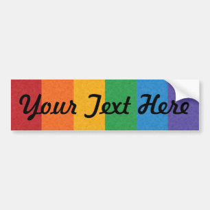 Autocollant De Voiture LGBTQ Arc-en-ciel couleur Arrière - plan du drapea