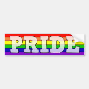 Autocollant De Voiture LGBTQ+ Arc-en-ciel de fierté