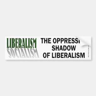 Autocollant De Voiture Libéralisme/Socialisme-pare-chocs