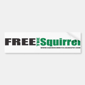 Autocollant De Voiture libérez le bumpersticker d'écureuil