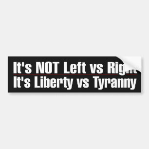 Autocollant De Voiture Liberté contre la tyrannie