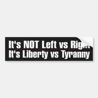 Autocollant De Voiture Liberté contre la tyrannie