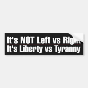 Autocollant De Voiture Liberté CONTRE la tyrannie