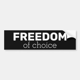 Autocollant De Voiture Liberté de choix
