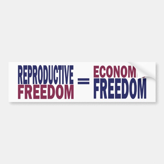 Autocollant De Voiture Liberté reproductrice (Devant)