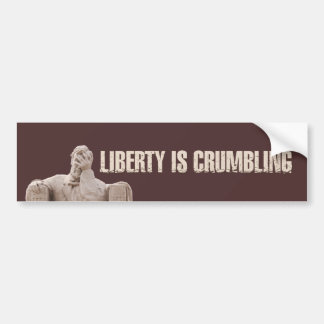 Autocollant De Voiture Liberty s'effondre Sticker pare-chocs
