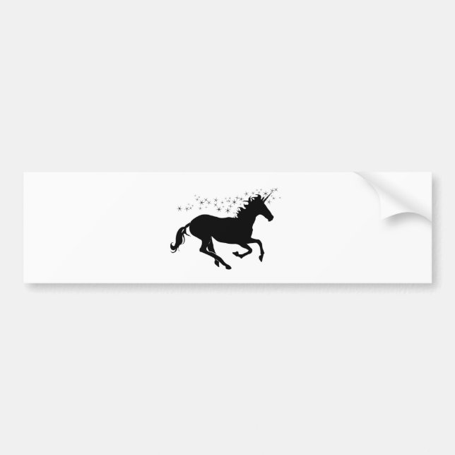 Autocollant De Voiture Licorne (Devant)