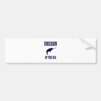 Autocollant De Voiture Licorne de la mer (Narwhal)