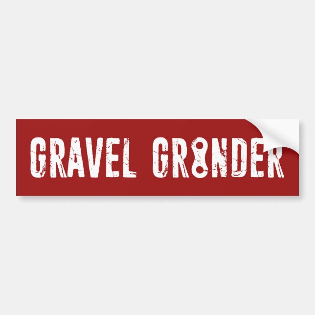Autocollant De Voiture Lien de chaîne de broyeur de gravier (Devant)